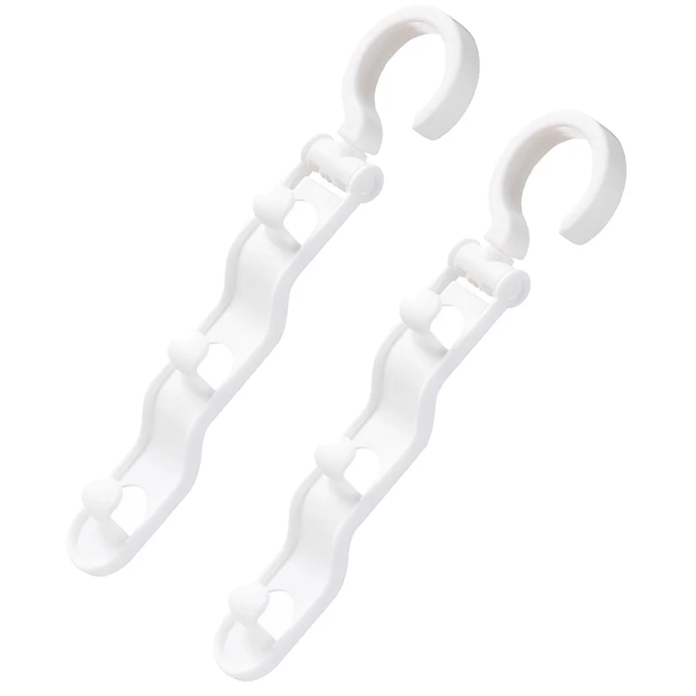 

2Pcs Space Saving Rotating Clothes Hangers Thick ABS Wardrobe Organizer for Heavy Coats Shirts Pants Bedroom Closet