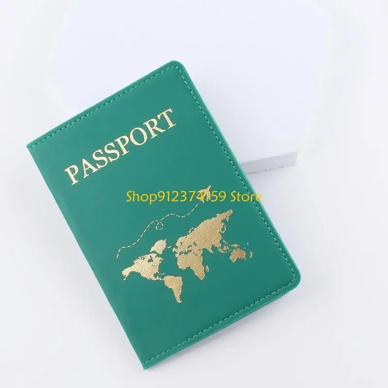 

G5AE PU Leather Holder World Map Thin Travel Wallet Gift