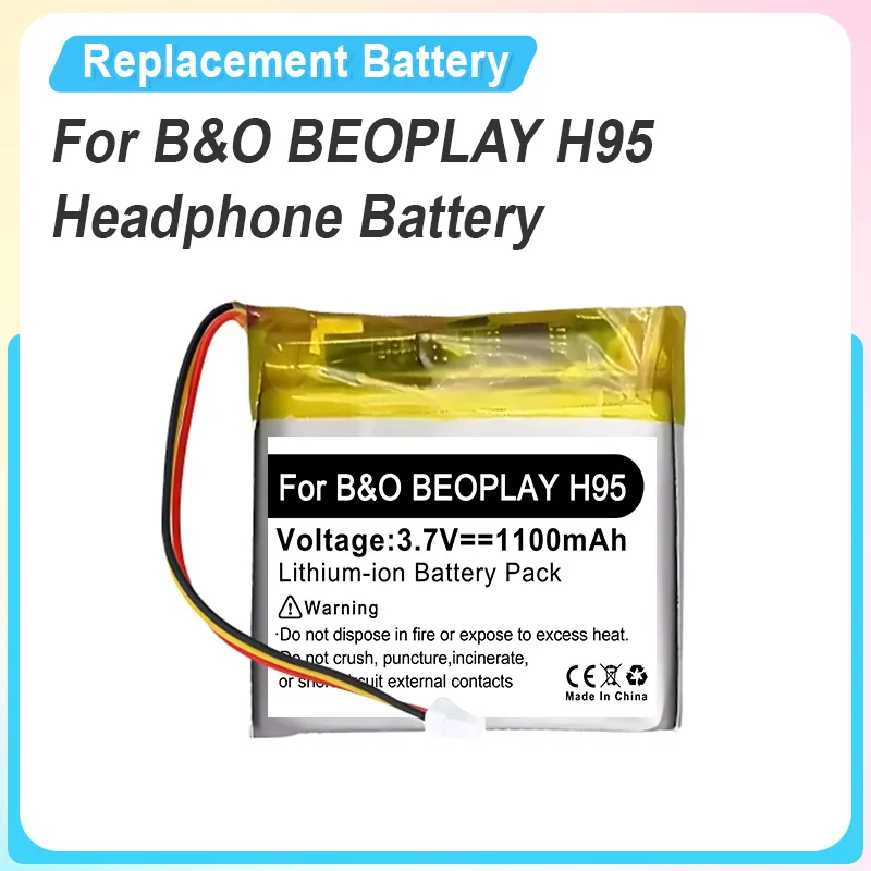 Replacement Noise Cancelling Headphone Battery For B&O BEOPLAY H95