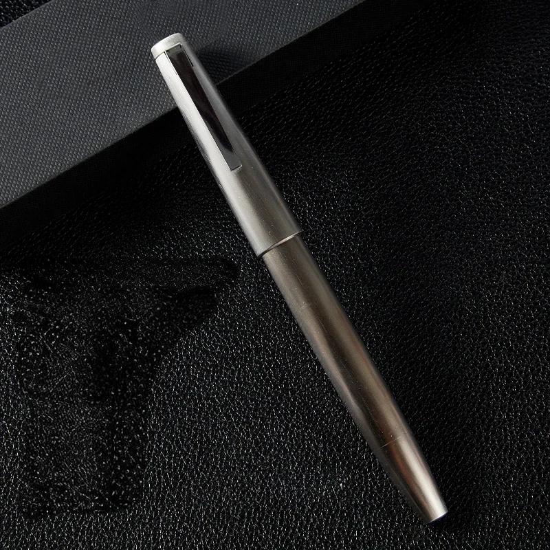 DUKANG 2000 Creative All-metal Piston Fountain Pen Writing Smoothly 0.5mm Office Business Writing Ink Smooth Pens