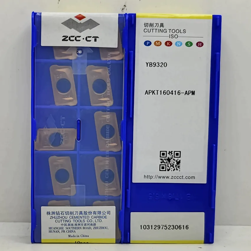 APKT160416-APM YB9320 APKT160416-APM APKT160416 ZCC.CT CNC blade carbide inserts Milling inserts For Steel, Stainless steel