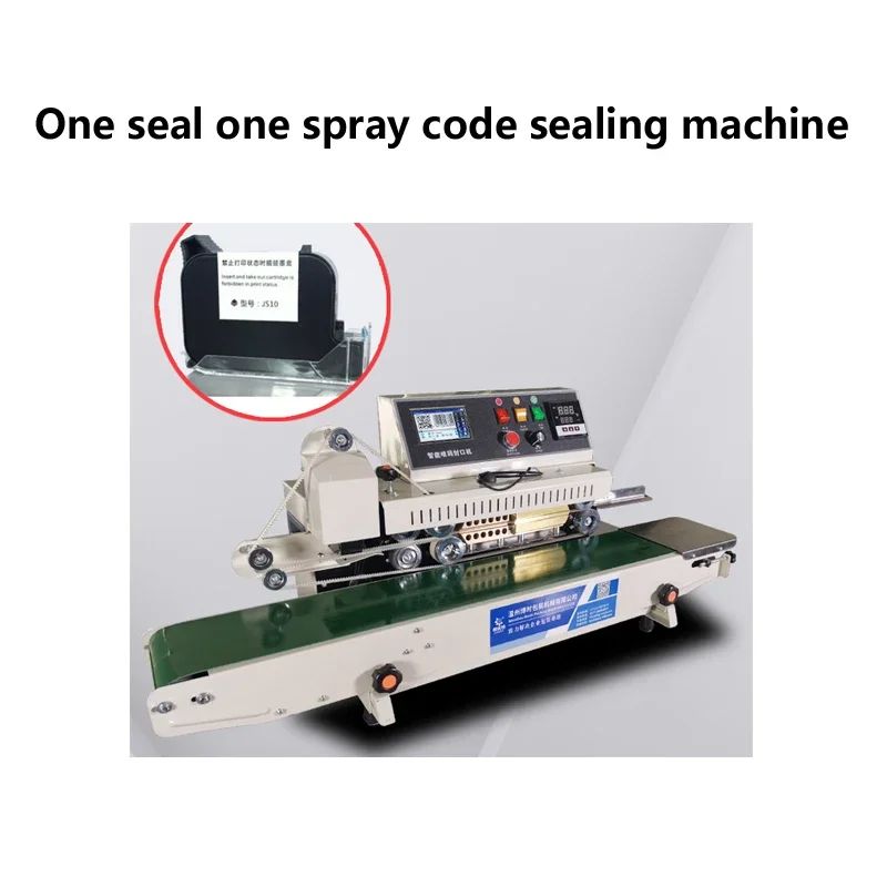 Automatic Commercial Coding Machine Production Date Inkjet Coding Machine Tea Food Plastic Bag Printing Ink Sealing Machine