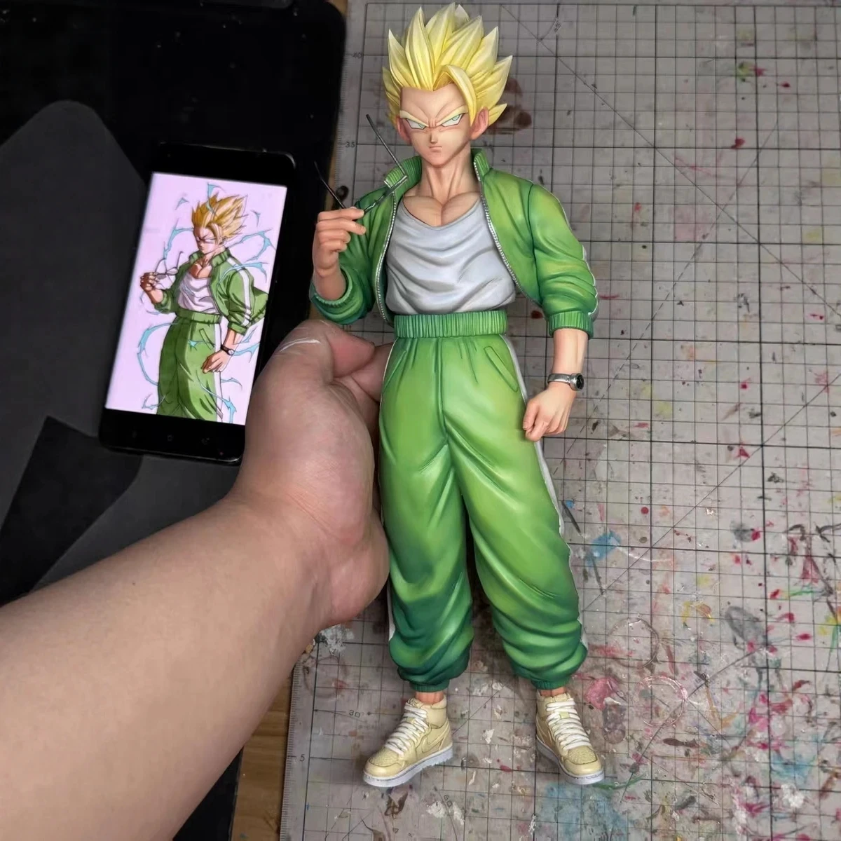 anime-dragon-ball-z-ys-studio-lp-plainclothes-gohan-vegeta-can-be-move-pvc-favorites-desktop-29cm-anime-figure-hot-toys-gifts