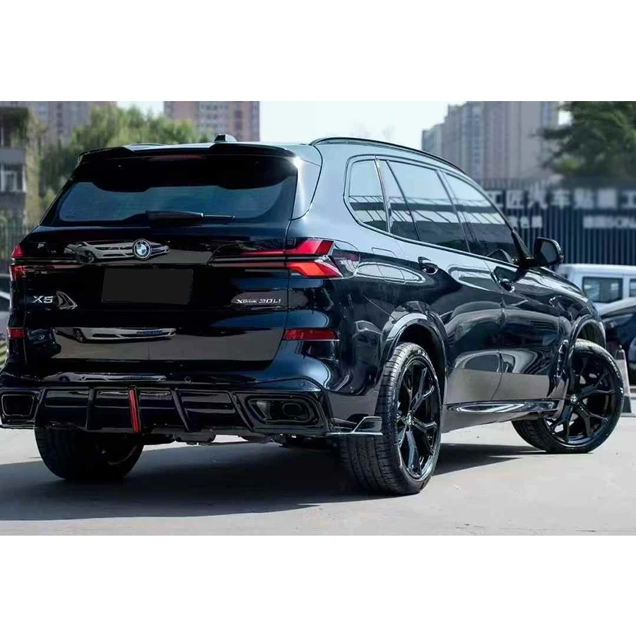 For BMW X5 G05 2018-2022 Carbon Fiber Rear Bumper Diffuser Spoiler Rear Splitters Spoiler Back lip Diverter Car body kit