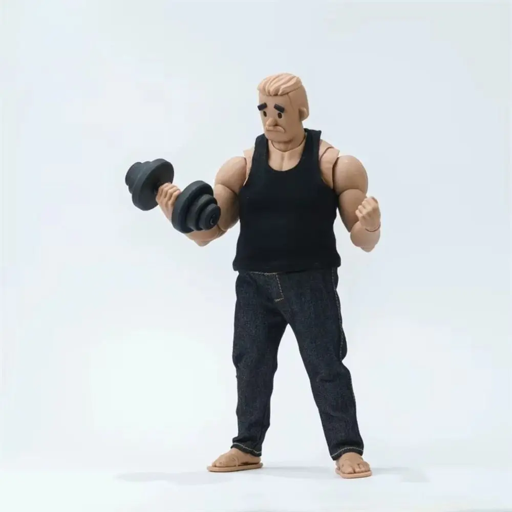 1/10 Scale Doll Clothes Shirt Vest Male Clothes Jeans Action Figure Body Clothes for Notaman NT-03 Strong Soldier view 4