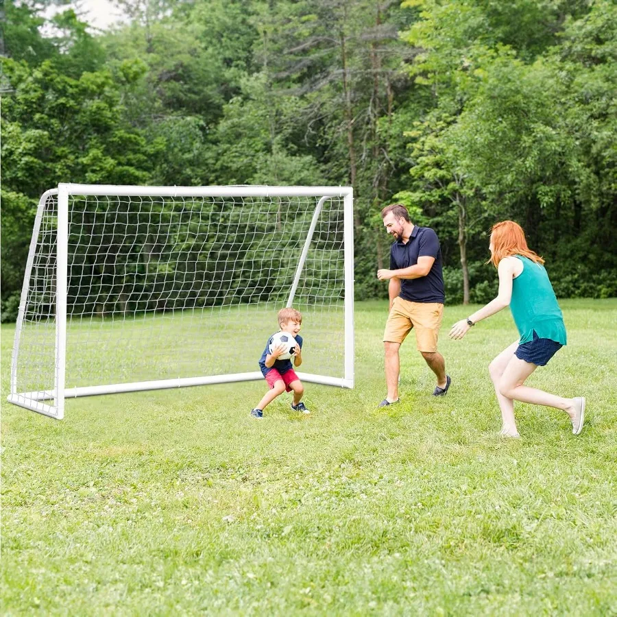 ZENY هدف كرة القدم المحمول للفناء الخلفي: خيارات 12 × 6 قدم 10 × 6.5 قدم و8 × 5 قدم مناسبة للبالغين خفيفة الوزن ومتينة لذا #5