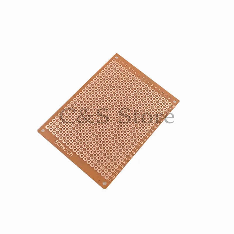10Pcs 5*7 PCB 5x7 PCB 5cm 7cm DIY Prototype Paper PCB Universal Board yellow