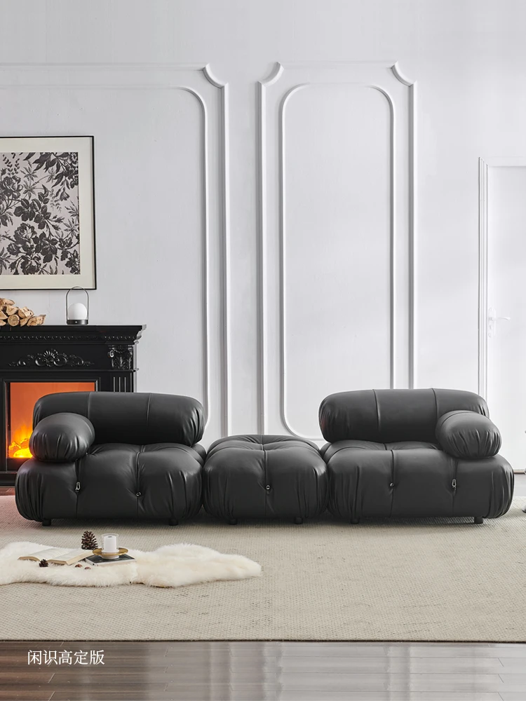 

Nordic living room sofa module combination
