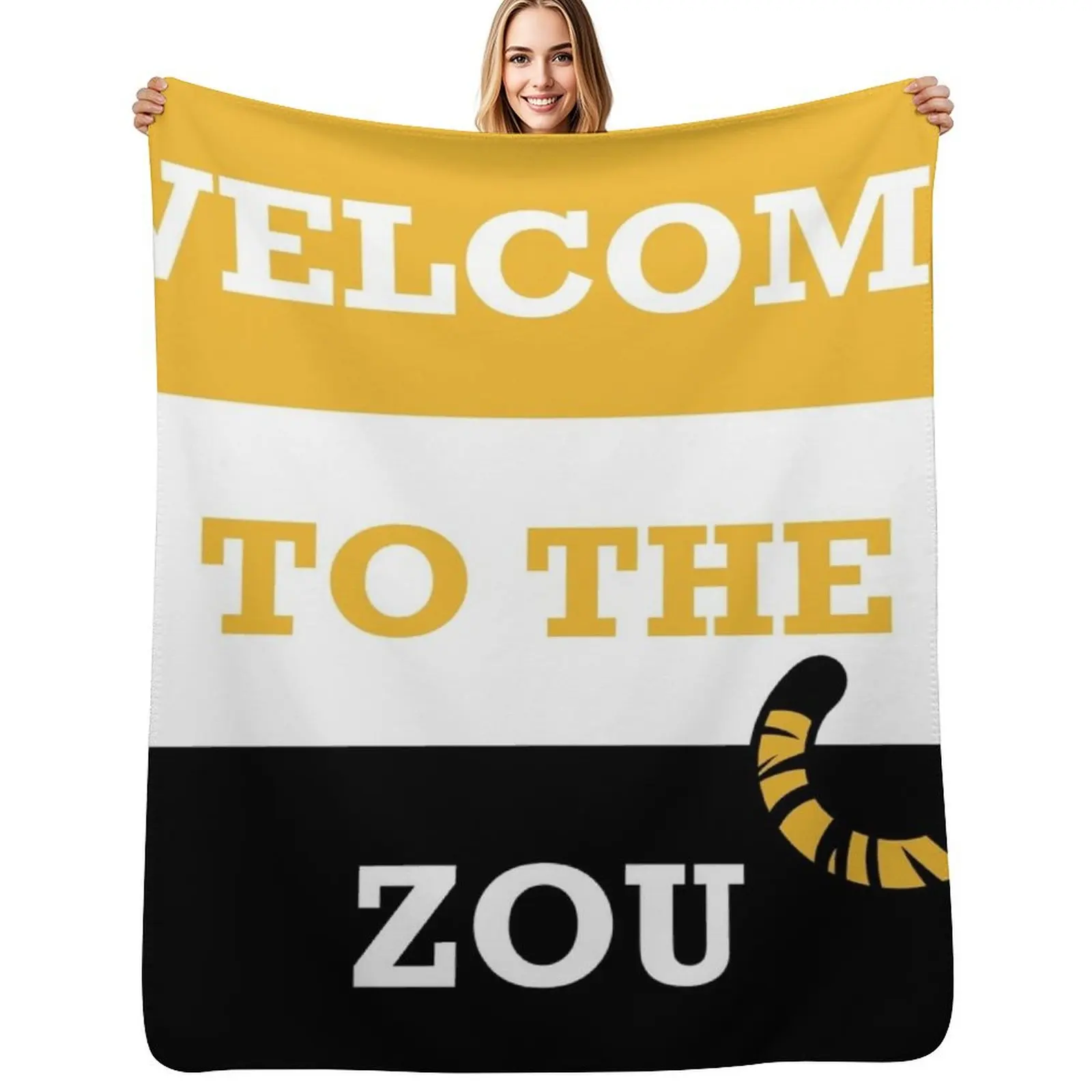Welcome to the Zou Throw Blanket Easy Care Comfortable Blanket for Couch
