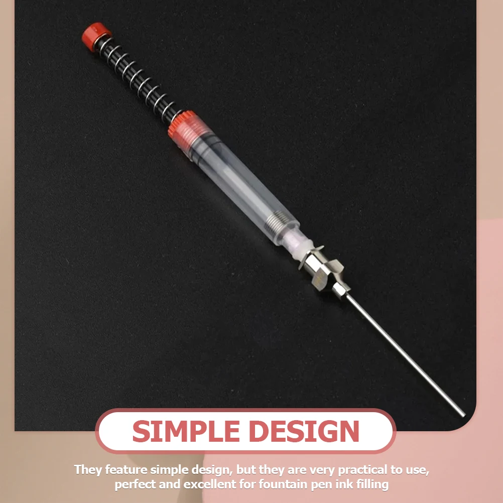 

12Pcs Pen Ink Absorber Syringe Practical Ergonomic Design Sturdy Lightweight Portable Perfect for Filling Ink Syringe