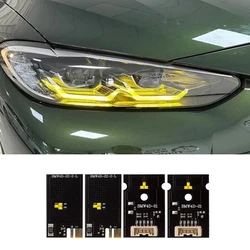 YELLOW ANGEL EYE DRL LED BOARD FOR G80 M3 G82 G83 M4 G22 G23 G26 4 SERIES 2021-2024 RED/BLUE/ICE BLUE DAYTIME RUNNING LIGHT