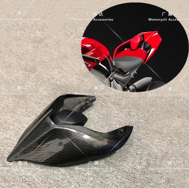 

Carbon Fiber paint Rear Cover Rear Fairing Rear Hump Single Seat Cover Rear Tail Hump Core Fit For Ducati Panigale V2 V4 V4R