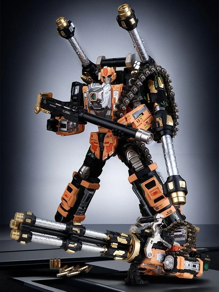 Gatling Judge Decider Firing Bullets Hard Man Overwhelmer Transformable Gun Model Toy King