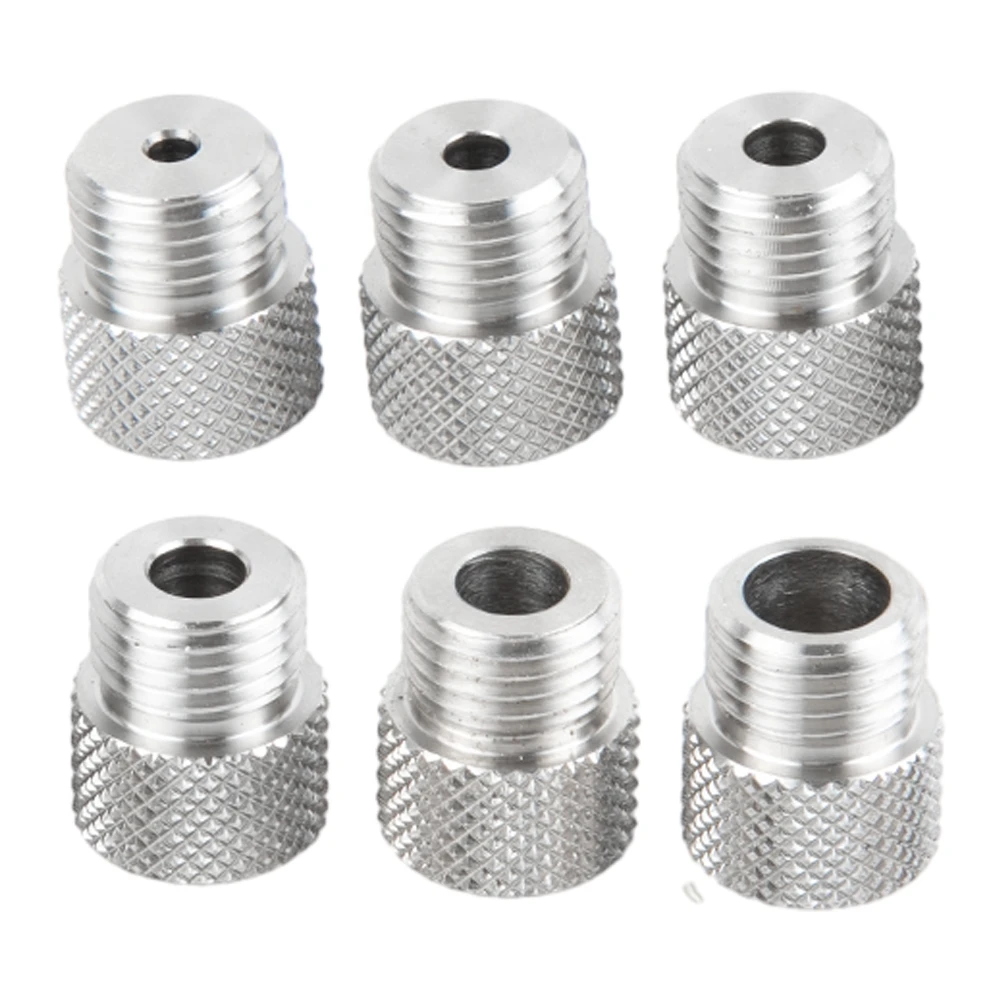 Drill Sleeve Bushing for M14 Dowelling Jig with 1.5mm Pitch Thread for Consistent Wood Drilling Hole Alignment