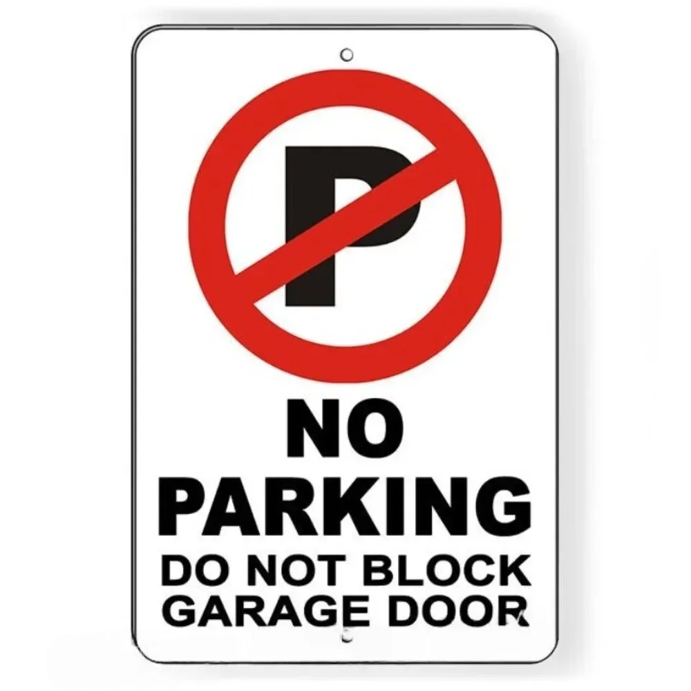 Guardian Path No Parking Sign Tow Away Zone Violators Towed Durable Aluminum Metal 14x10
