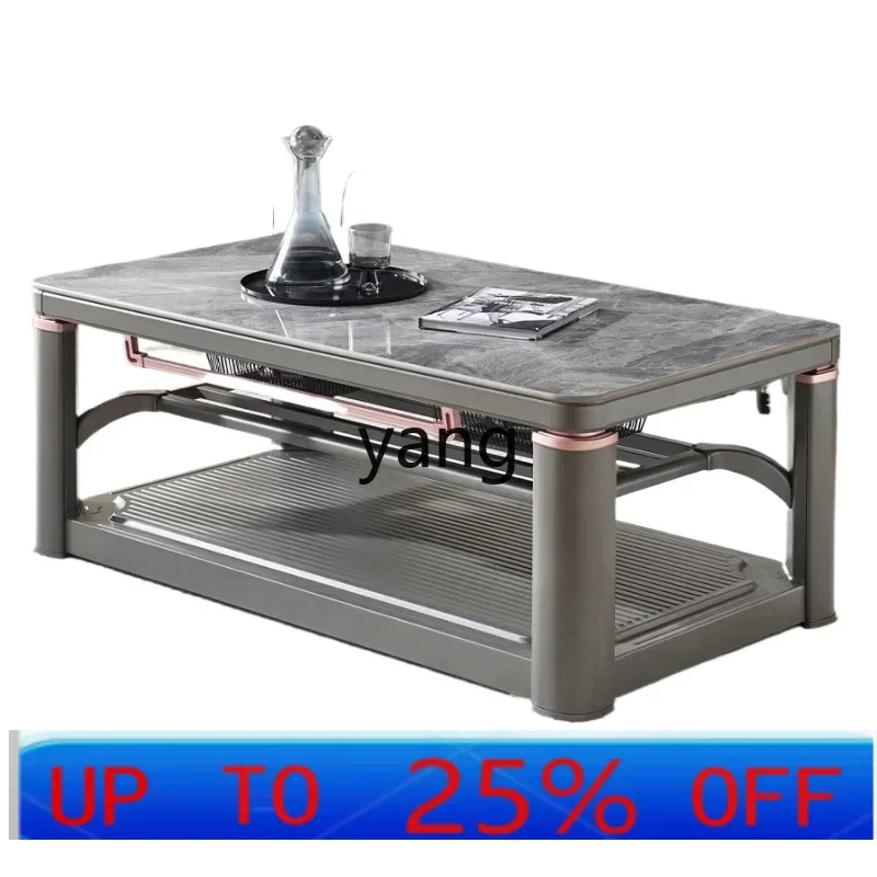 CXリフティングティーテーブルヒーティングテーブル電気ラジエーター長方形リビングルームホーム上下加熱