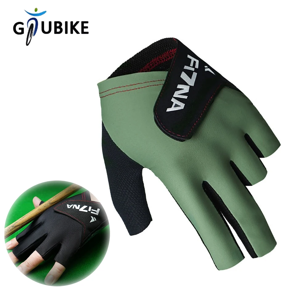 GTUBIKE profesjonalne rękawice bilardowe 1 szt lewa ręka pojedyncze antypoślizgowe odporne na zużycie oddychające rękawice sportowe dla kobiet mężczyzn