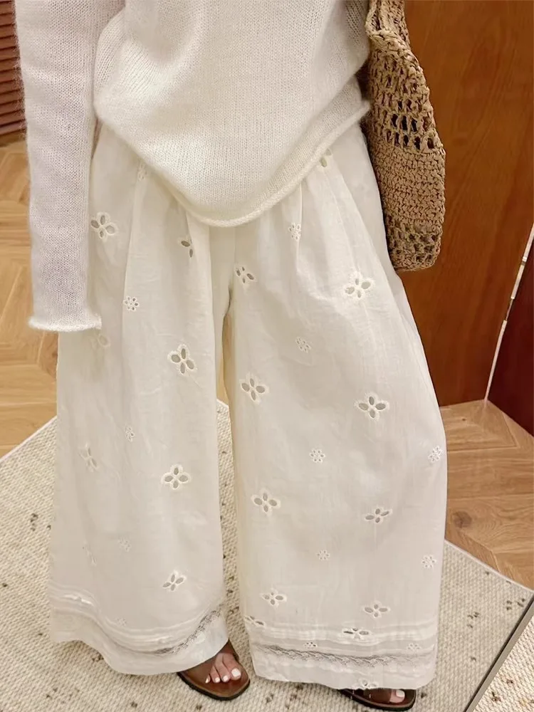 

Широкие брюки зеленого цвета, женские ранние осенние облегающие драпированные брюки в стиле преппи Academy, повседневная одежда, плиссированные регулируемые брюки с контролем живота