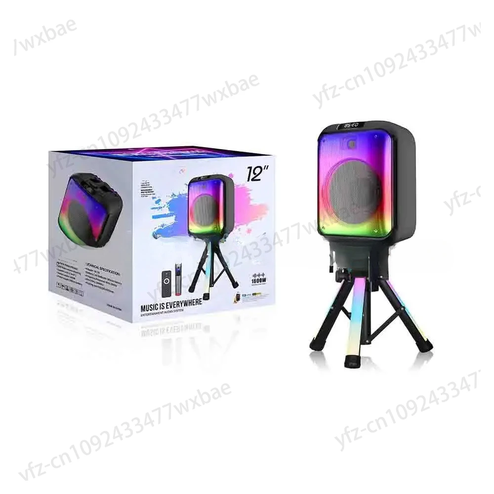 

Ndr Audio Factory 12-Inch Mobile/Portable Outdoor Gorgeous Lights Audio Bluetooth Audio with Bracket