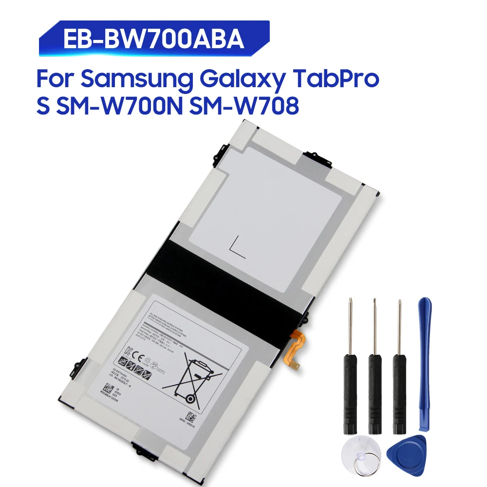 

Запасная батарея для Samsung Galaxy Tab Pro S EB-BW700ABE TabPro S SM-W708 5200mAh