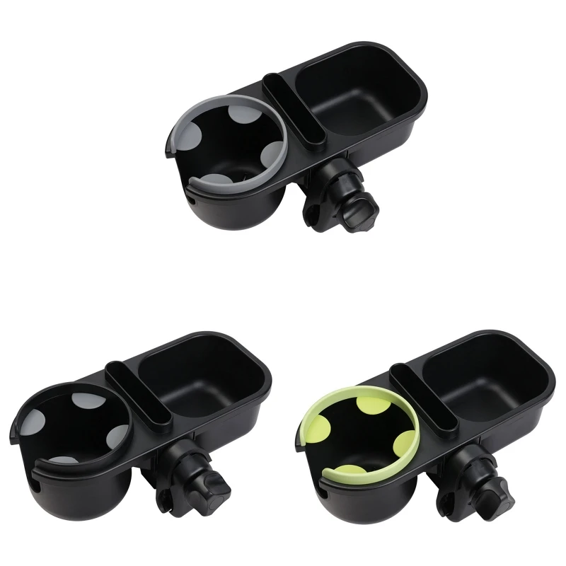 

3-in-1 Pram Bottle Holders Tightly Fixed Clamp Phone Holder for Trolley Stroller