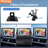 Pionray 7” Universal CarPlay Android Auto Car Radio Multimedia Video Player IPS Touch Screen With AUX USB Rearview Camera 2