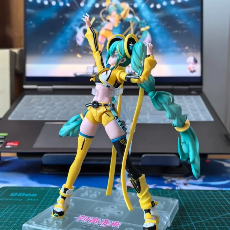 

Оригинальная сборка Blokees Hatsune Miku, аниме-фигурка, модель Miracle Cherry Blossom Future Series, коллекция кукол из ПВХ, фигурки, подарок