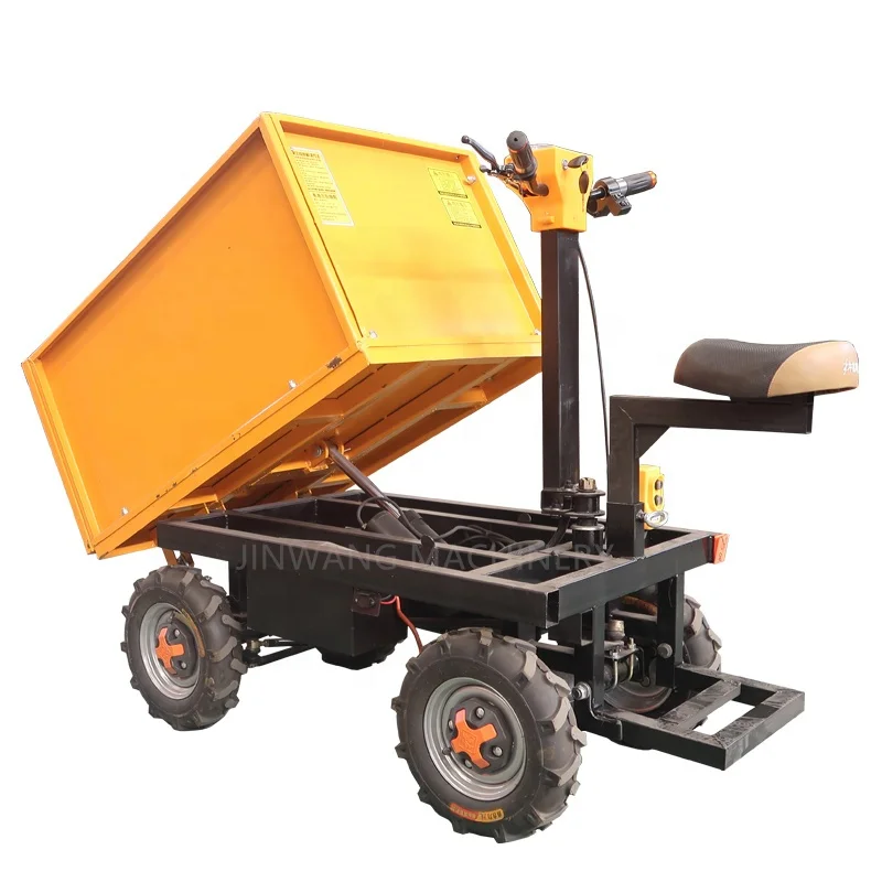 【Best-selling】TH09 Electric Handcart 4 Wheel Cargo Trolley Heavy D-uty Electric Wheelbarrow - Image 2