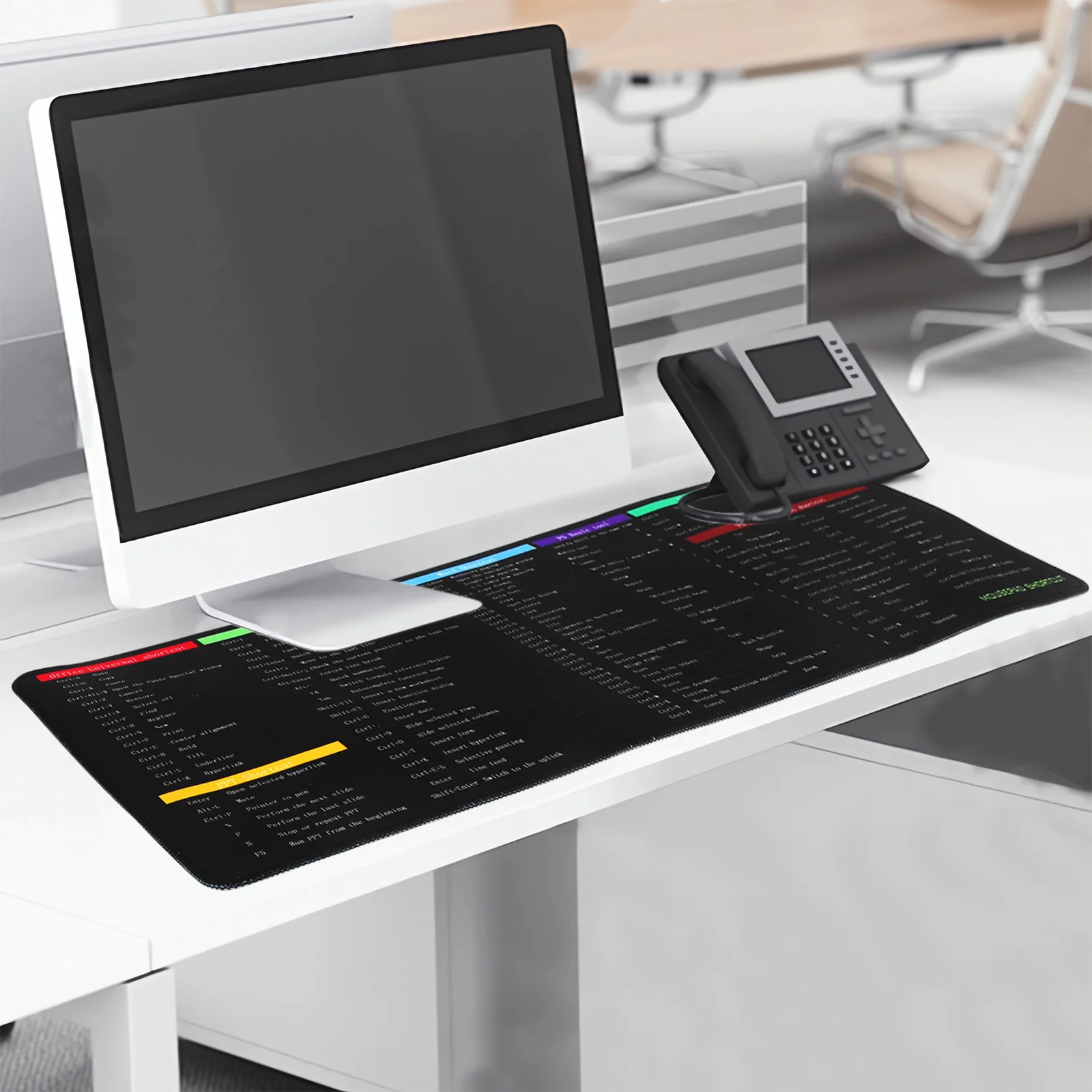 

Xxl Large Thickened Gaming Mouse Pad For Desk Office Home Use Non-Slip Surface Easy Clean Formula Design Bulk