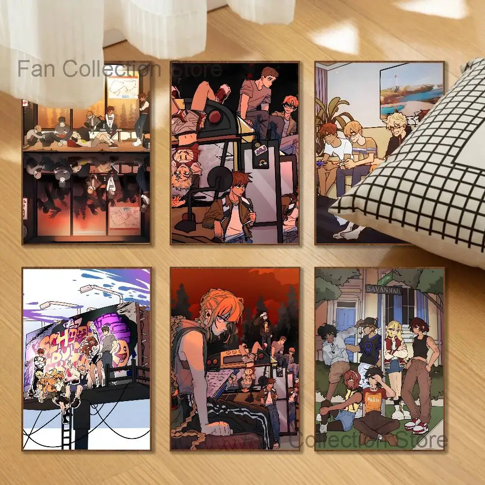 

SBG School B-Bus G-Graveyard Club Bar Paper Vintage Poster Wall Art Painting Bedroom Study Stickers