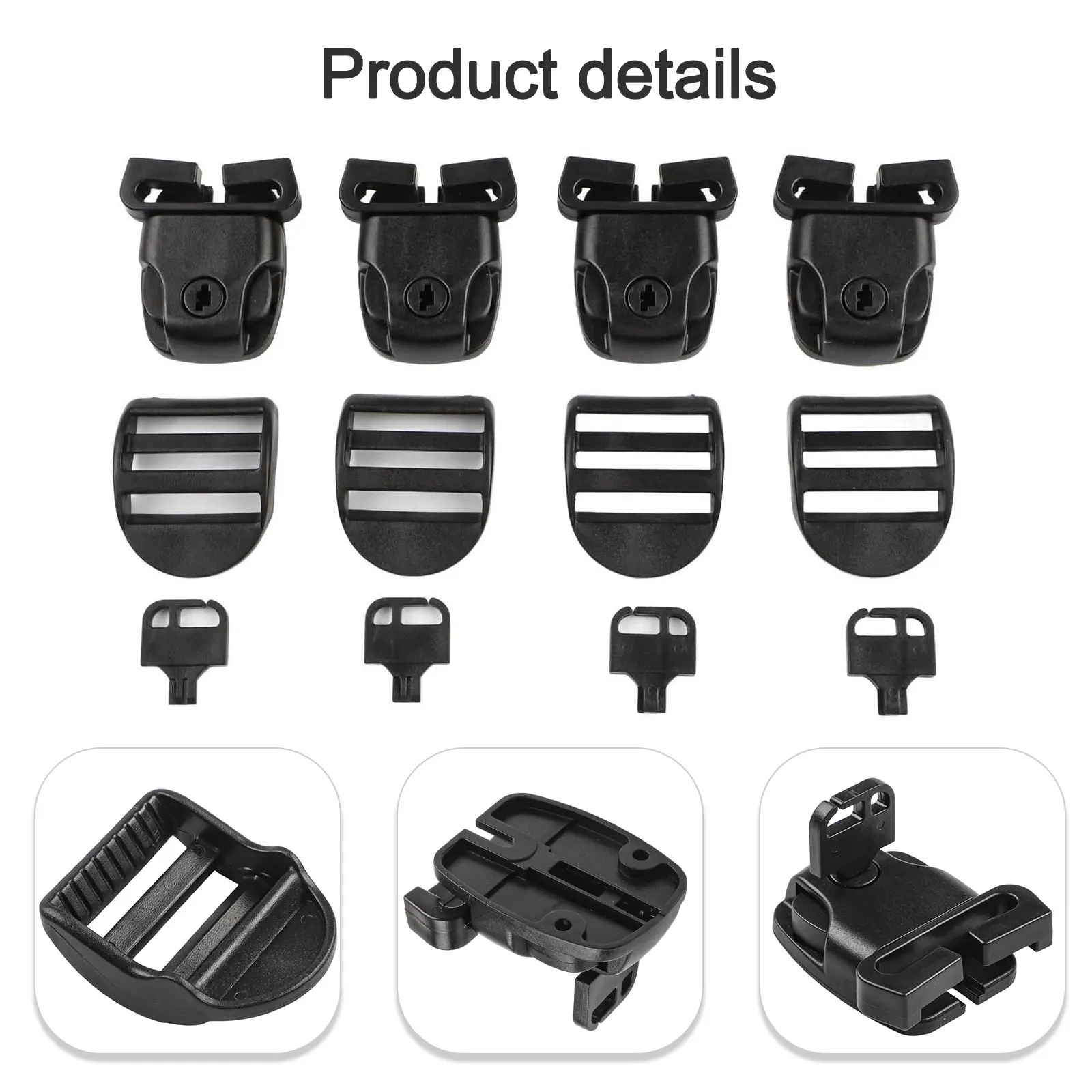 4Set Spa Tub Cover Broken Latch Repair Kit Clip Lock Latches Buckle Clip Rub Keys Latch Locks With Key Pool Hardware Accessory