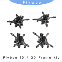 Flybee 16 20 Micro FPV Drone Frame Kit, Compatible with DJI O3 O4 Walksnail HDZero Whoop 1S 2S Tiny Whoop Build