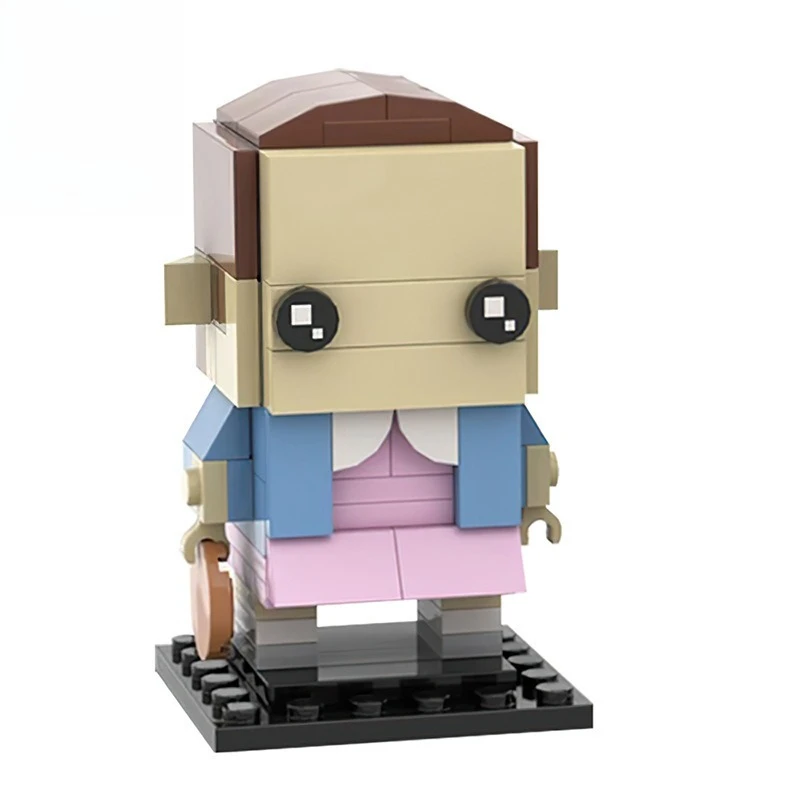 MOC Dustind & Elevend Horror Brickheadz – Ensemble de construction à collectionner pour les fans d'horreur, cadeau créatif avec valeur d'apprentissage pour les fans