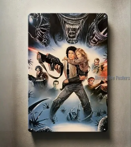 Alien Movie Metal Poster Tin Sign 20x30cm Collectable Plaque  -aluminum
