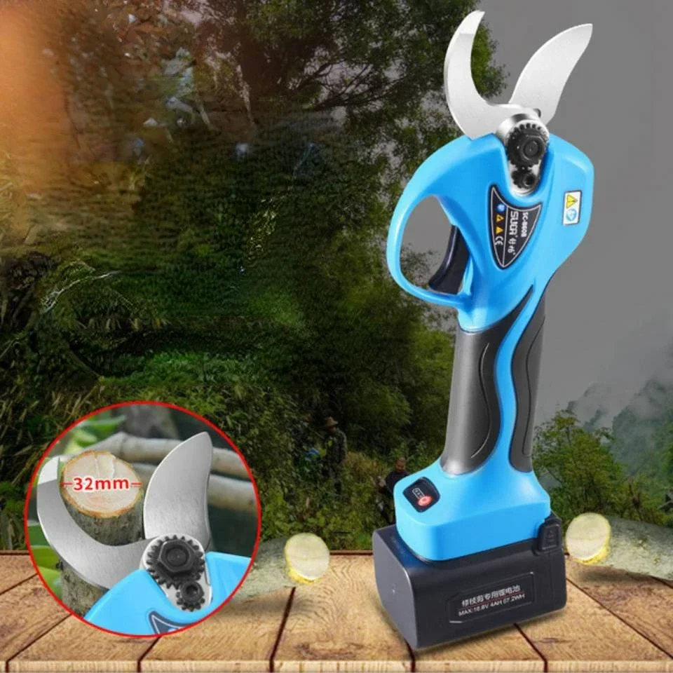 16.8VCordless Pruner Lithium-ion Pruning Shear Efficient scissors Bonsai Electric Tree Branches garden tools electric SC-8601