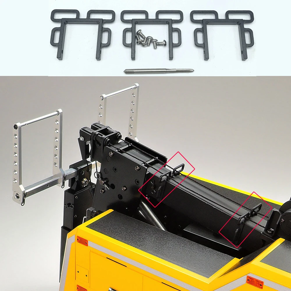 

1 комплект металлической линейной карты для украшения 1/14 Tamiya RC Truck Volvo FH16 750 8X4 56362 Модель автомобиля DIY Запчасти Игрушки