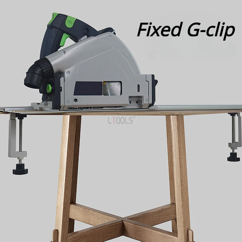 300-400mm Track Saw Track Guide Rail Aluminum Extruded Guided Rails for Circular Saw Track Straight Cut DIY Woodworking Tools