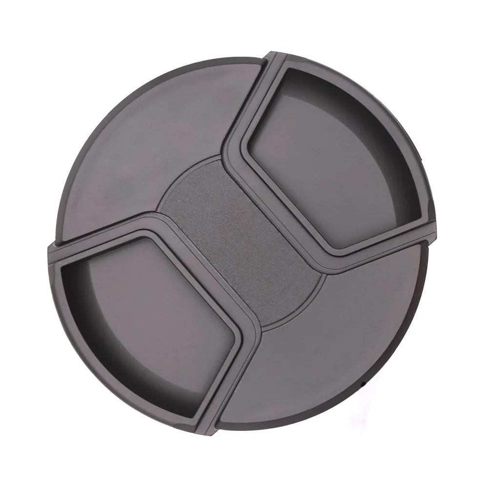 Center Pinch Lens Cap 95mm / 105mm / 112mm Universal Plastic with rope For Sony Canon Nikon Pentax Olympus Panasonic Fujifilm