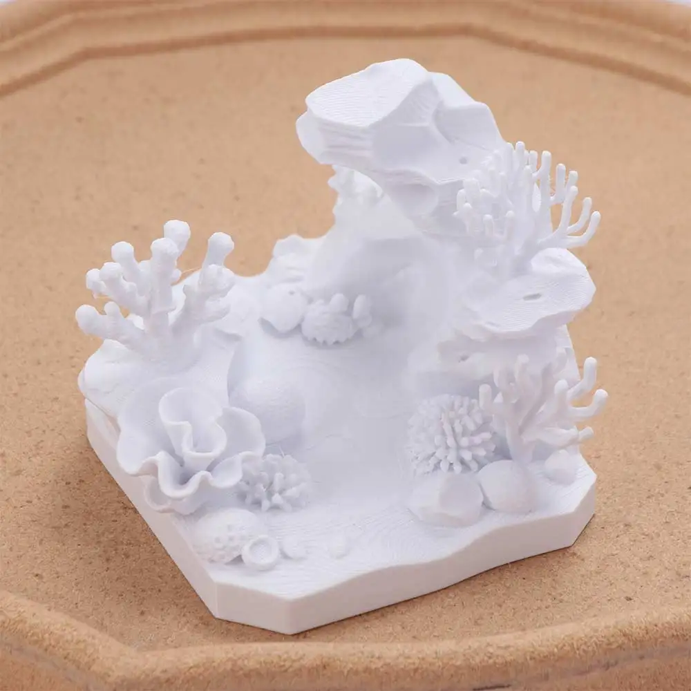 3D Printed Fish Tank Coral Reef Landscaping Plastic Natural Looking Artificial Coral Reef Decor Irregular