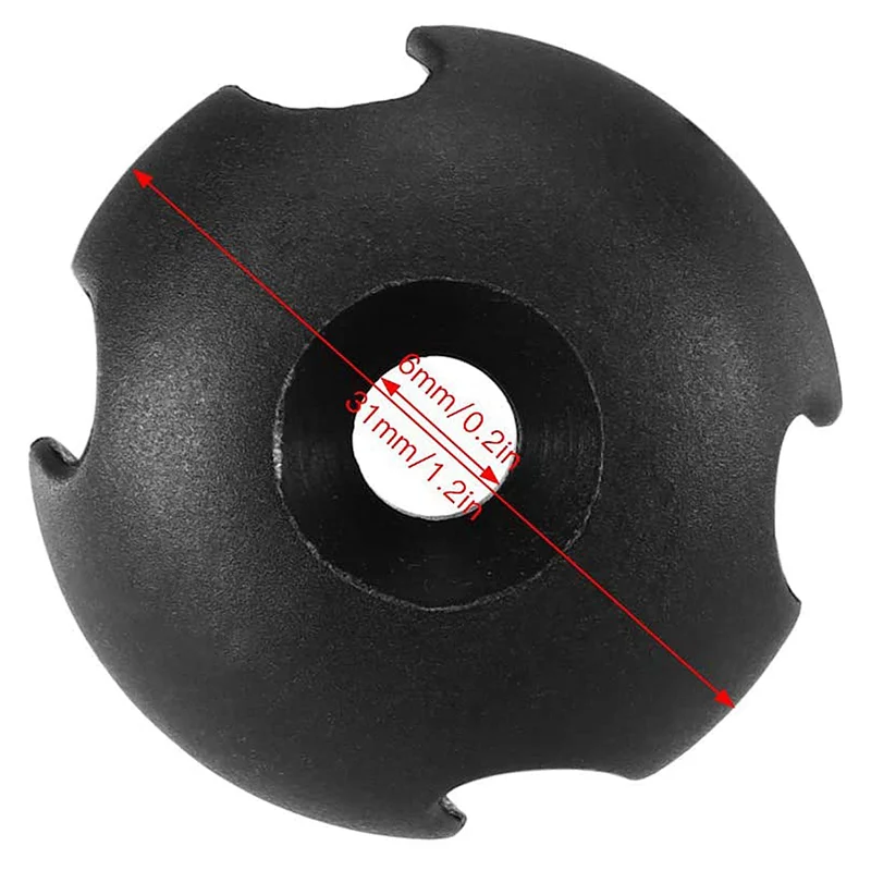 Ac29-30Pcs Deck Line Guide Slotted Round Out Pull Rope Buckle Fitting Accessories For Kayak Canoe Boat