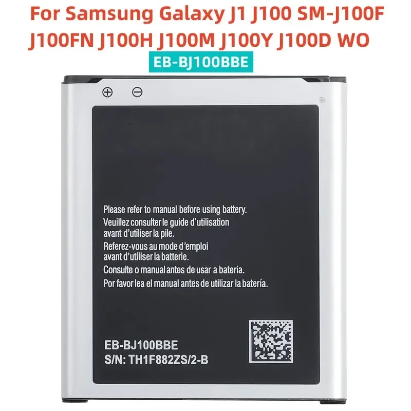 

New 1850mAh EB-BJ100CBE EB-BJ100BBE Battery For Samsung Galaxy J1 J100 SM-J100F J100FN J100H J100M J100Y J100D WO