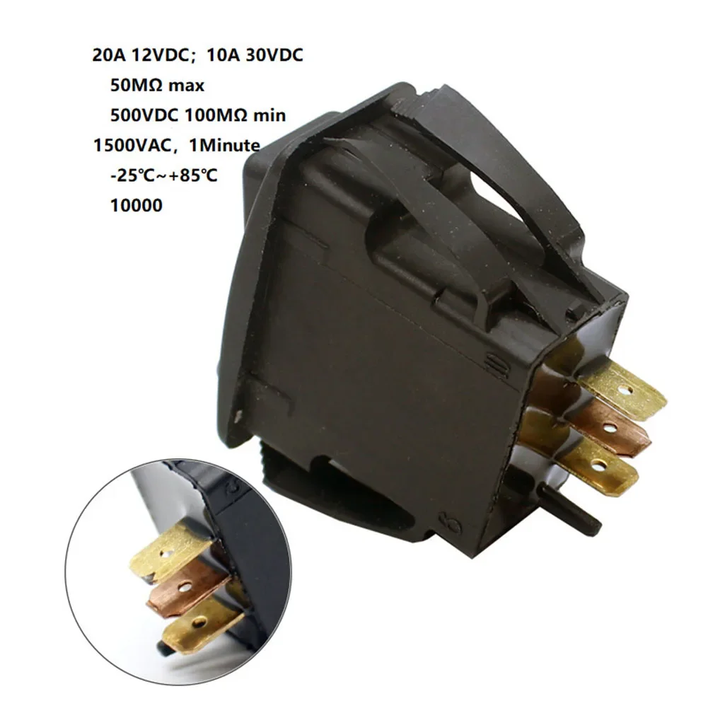 74312-G01 REV Extended Range Button Switch Plastic Forward Reverse Rocker Switch For EZGO  PDS Electric For Golf Carts 20A 12VDC