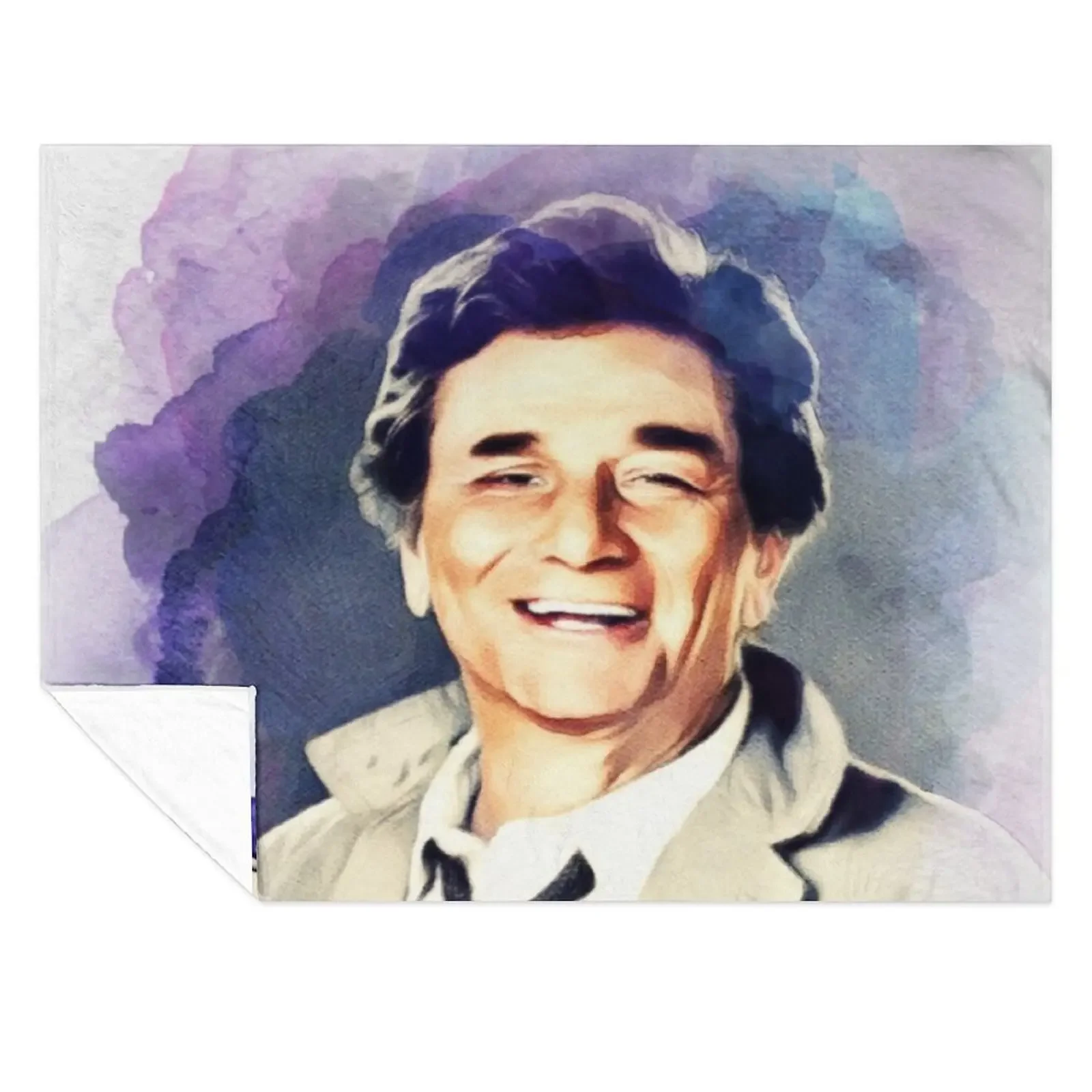 

Peter Falk, Columbo Throw Blanket Thins Flannel Luxury Throw Bed Fashionable Blankets