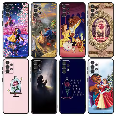 Beauty and the Beast Phone Case For Samsung A22S A22 A21S A14 A13 A12 A11 A04S E A03S A02S A01 Core Black Soft Cover