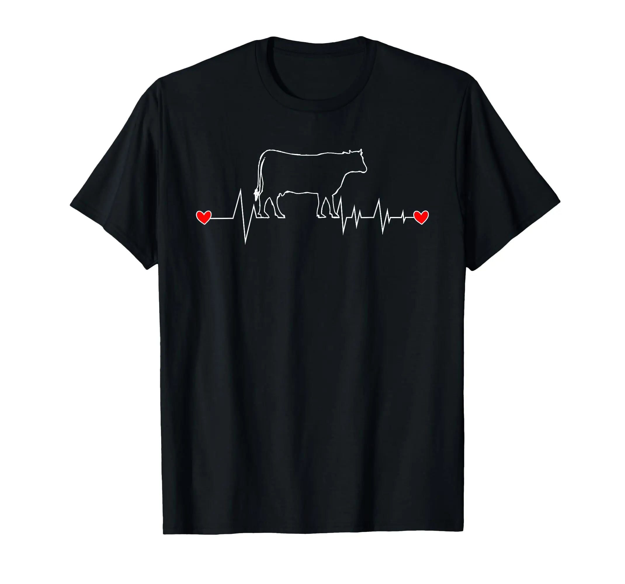 

100% Cotton I Love My Cow Valve EKG Heartbeat Heart Patient T-Shirt MEN WOMEN UNISEX T Shirts Size S-6XL