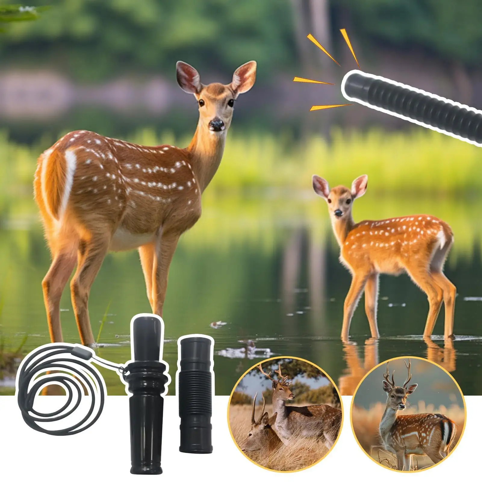 경량 사슴 사냥용 그런트 콜, 내구성 있는 끈이 있는  - Wildman Hunting & Outdoor Vanderbijlpark 리뷰 및 가격