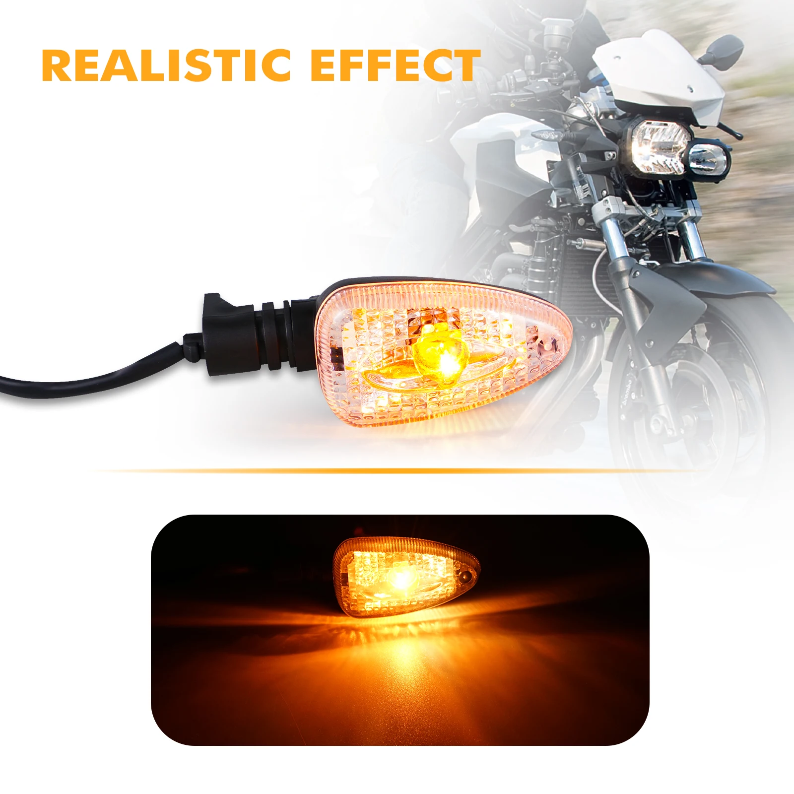 Front Rear LED Turn Signal Indicator Light For BMW F650GS F800GS R1200GS F800R F800S HP2 Enduro Sport K1200R K1200S K1300R