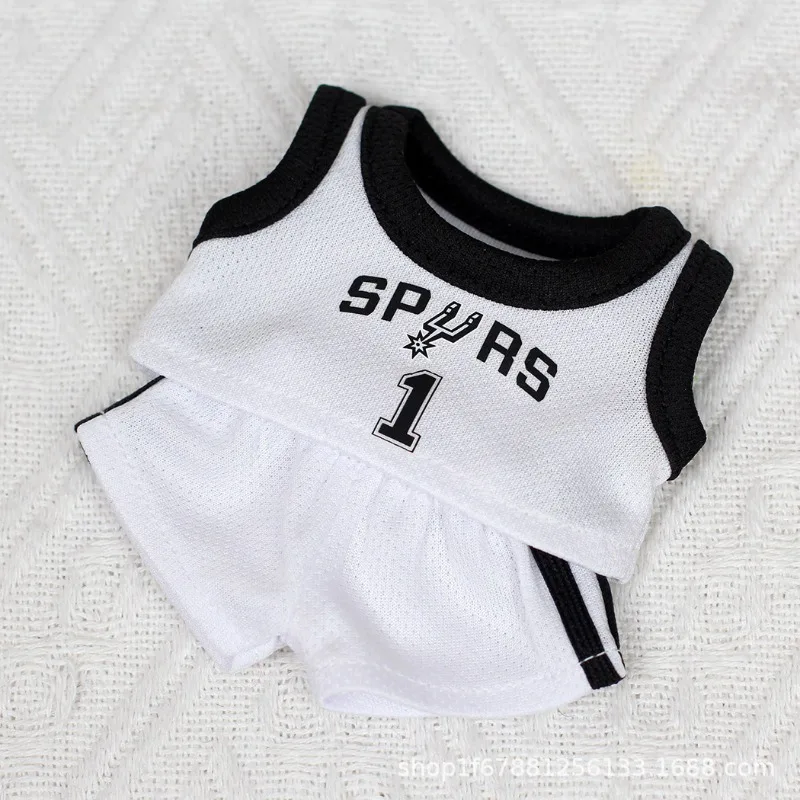 Baby clothes only vinyl blind box pendant doll clothes overalls macaron 17cmLABUBU