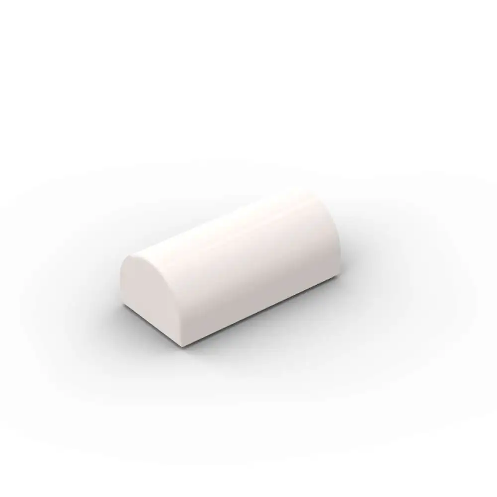 MOC 10 STKS 3563 Gebogen 1x2x2/3 Dubbele Helling Bouwstenen Huis Kasteel Compatibel Baksteen Deeltje DIY Speelgoed Kinderen Verjaardagscadeau