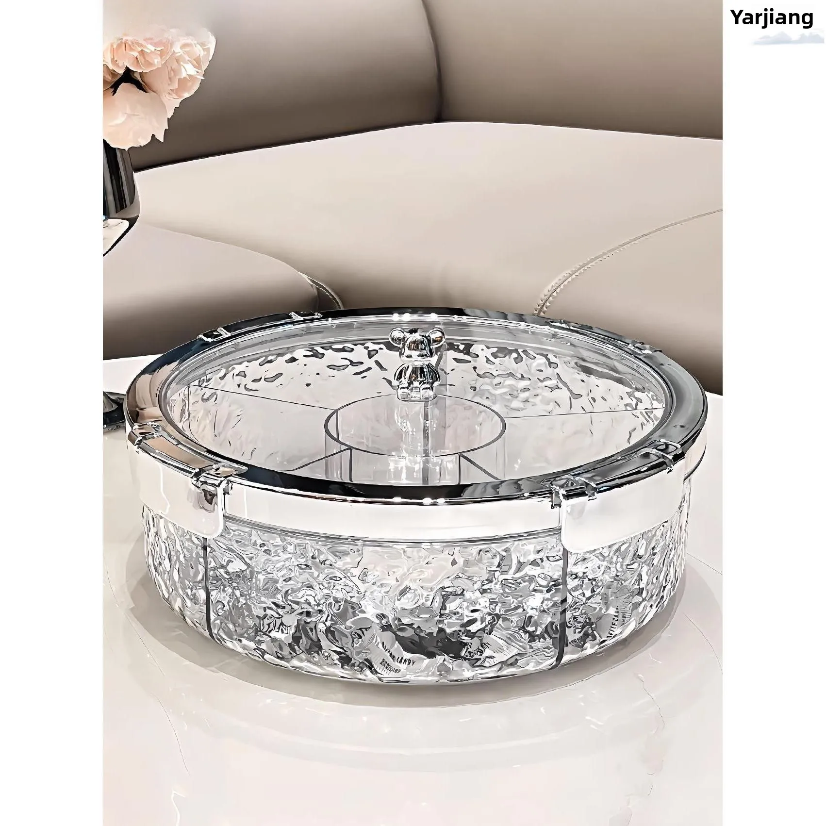 Ele Cesta de frutas japonesa Sle Caja de sna Contenedor de dulces Sala de estar Sala de té Cesta de almacenamiento decorativa Ins Sle Fruit...